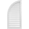 Ekena Millwork Quarter Round Top Left Surface Mount PVC Gable Vent w/ 2"W x 2"P Brickmould Sill Frame, 20"W x 40"H GVPQL20X4003SF - alternate 1